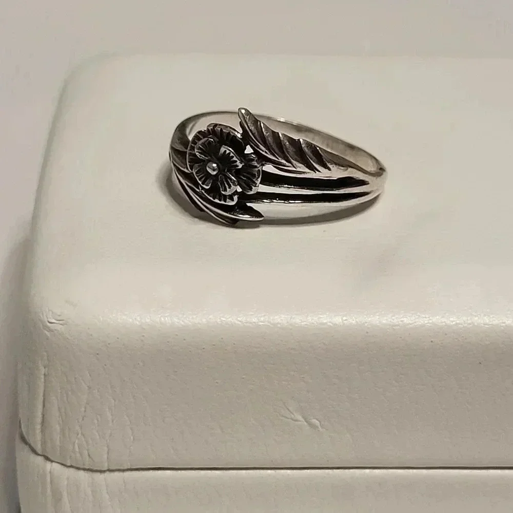 Sterling Boma 🌹Rose🌹 Ring 7.5